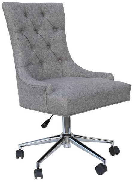 grey cloth office chair