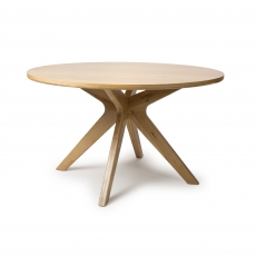 Haven Round Fixed Top Table-Star Base - 130cm
