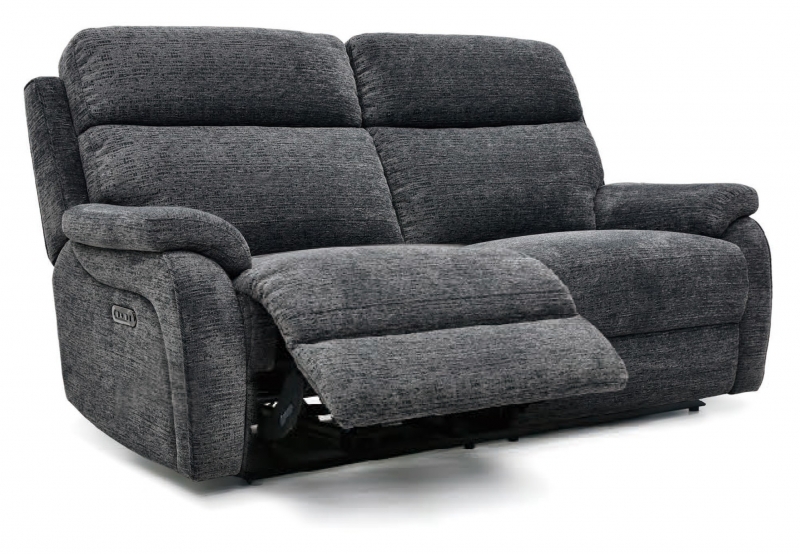 Feels Like Home Dante 2.5 Seater Double Power Recliner Sofa with USB