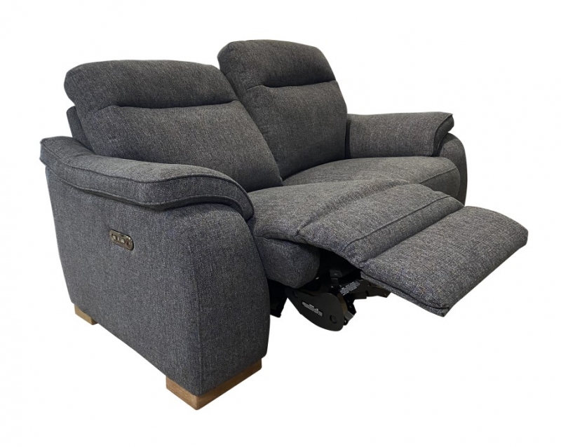 Grey double store recliner