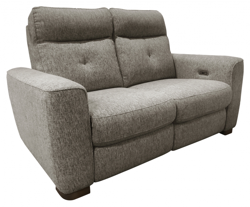 Feels Like Home Stefan 2 Seater Double Power Recliner Sofa With ...