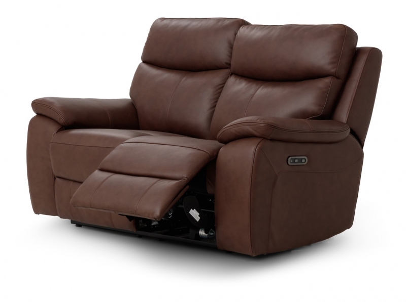 Feels Like Home Albany 2 Seater Double Power Recliner Sofa with Adjustable Headrests and USB
