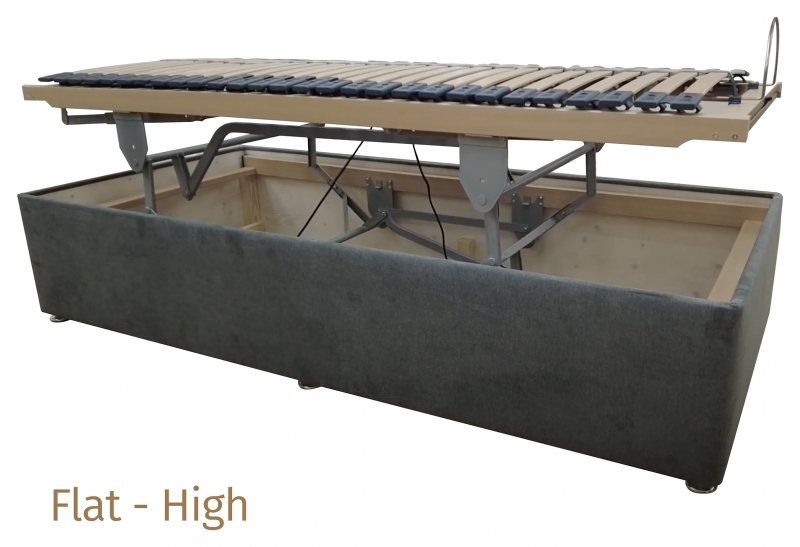 Adjust-A-Bed High-Low Adjustable Base 2'6 High-Low Adjustable Divan Base Only - Grade A
