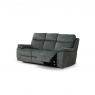 Feels Like Home Albany 3 Seater Double Power Recliner Sofa with Adjustable Headrests and USB